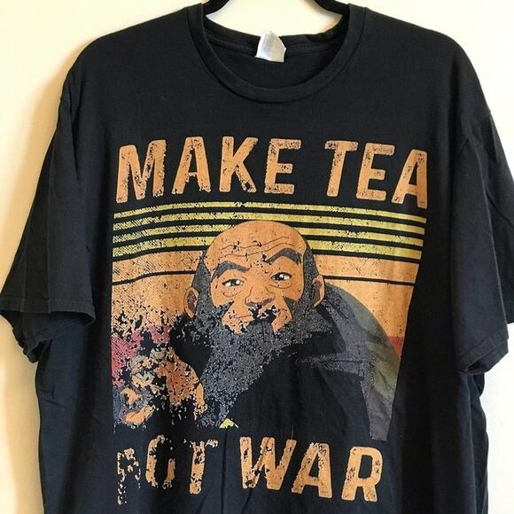 Vintage 2XL black short sleeve t-shirt artist - Picture 2 of 7